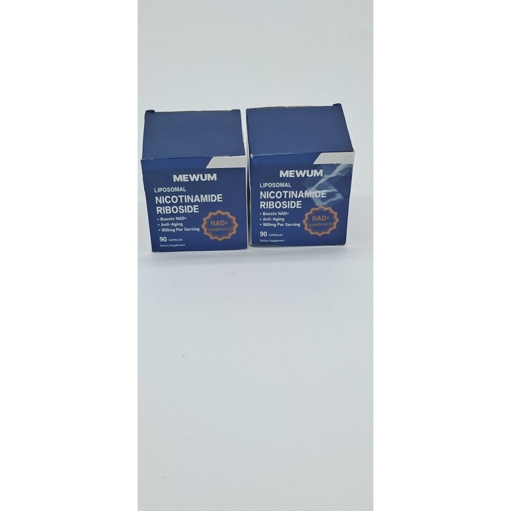 Nicotinamide Riboside Capsules NAD+ Anti-Aging 900Mg Lot Of 2